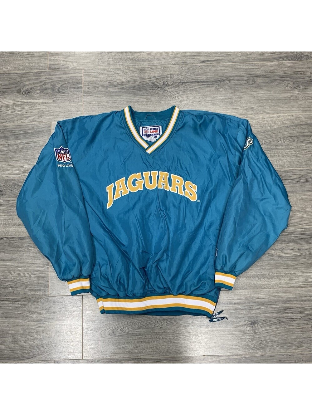 Vintage 1990S Starter Jacksonville Jaguars Jacket XL Pro Line Rare Mens Pullover